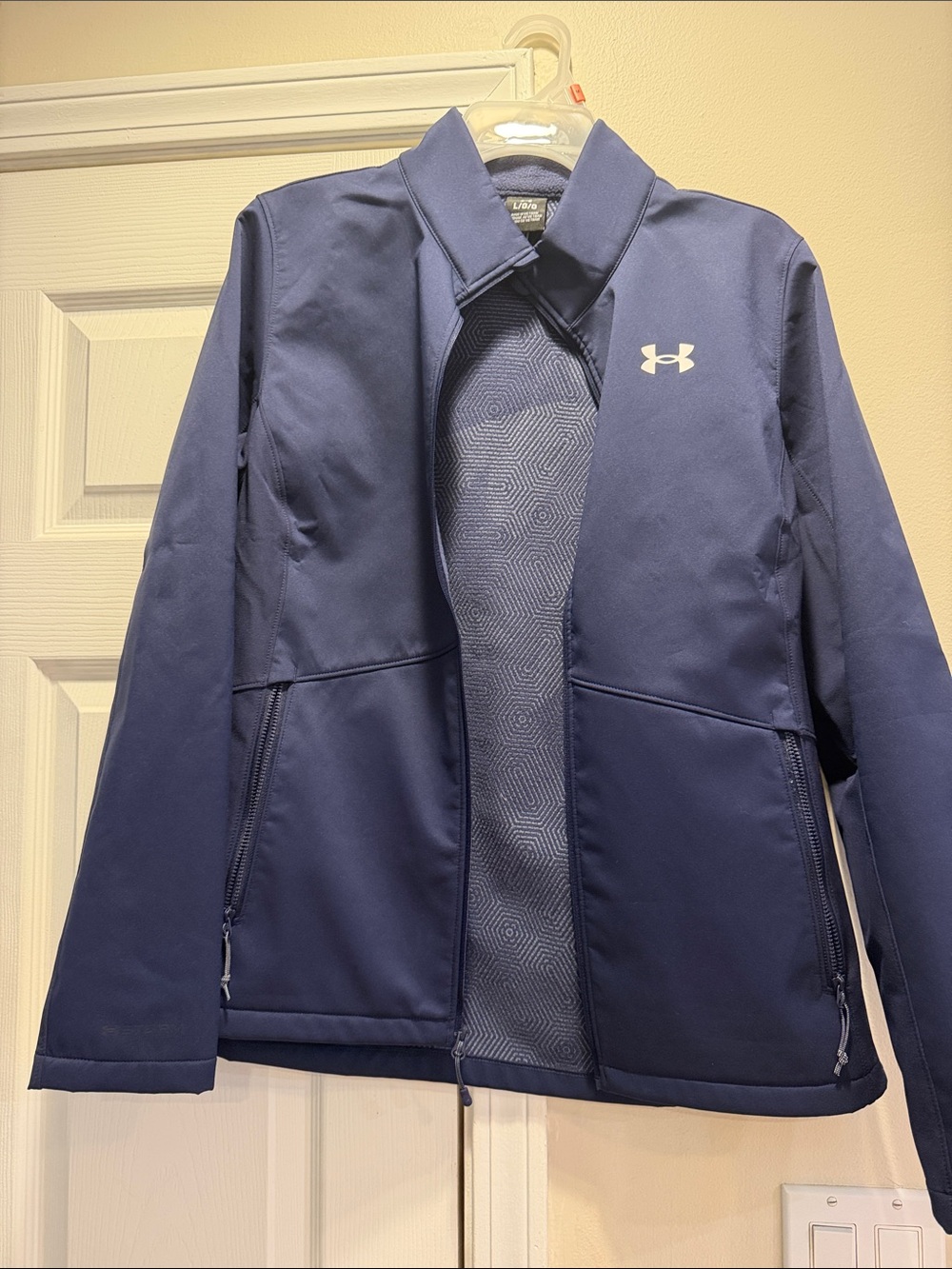 Under Armour Women's Navy Softshell Zip Jacket